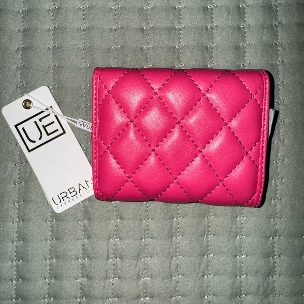 Shantel Quilted Wallet Magenta. NWT